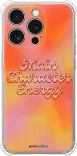 Силикон с усиленными углами чехол Aura Gradient Main Character Energy Aesthetic Y2K для Apple iPhone 15 Pro - 6783sp-3096 изображение 