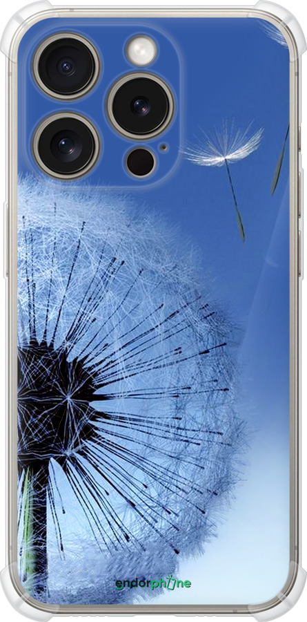 Силикон с усиленными углами чехол Одуванчик для Apple iPhone 15 Pro - 6005sp-3096 изображение 