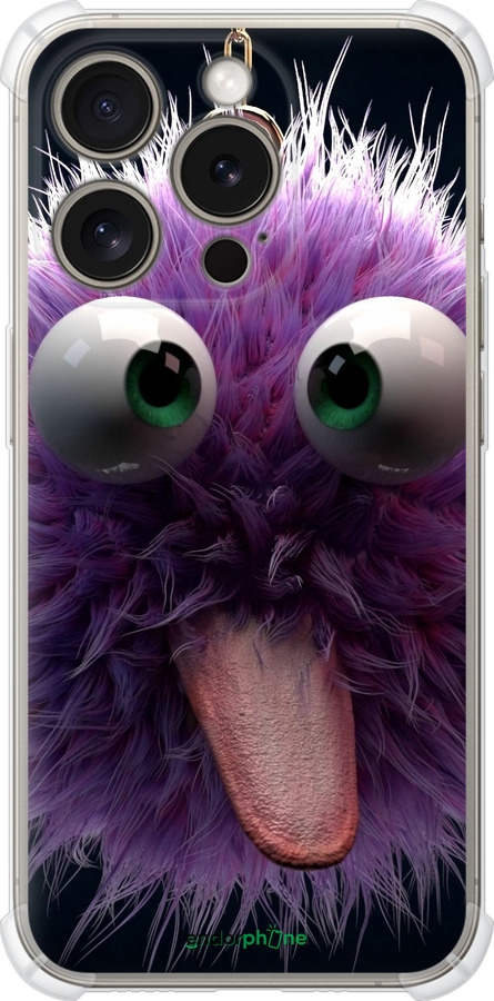 Силикон с усиленными углами чехол Пушистик для Apple iPhone 15 Pro - 6017sp-3096 изображение 