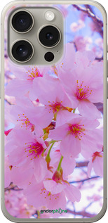 Силиконовый чехол Сакура для Apple iPhone 15 Pro - 6029u-3096 изображение 