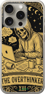 Силиконовый чехол 'The Overthinker' для iPhone 15 Pro изображение 1