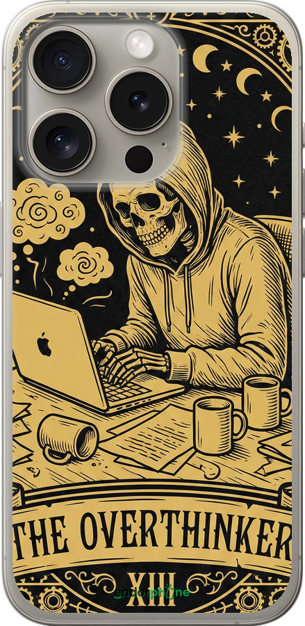 Силиконовый чехол The Overthinker для Apple iPhone 15 Pro - 6774u-3096 изображение 