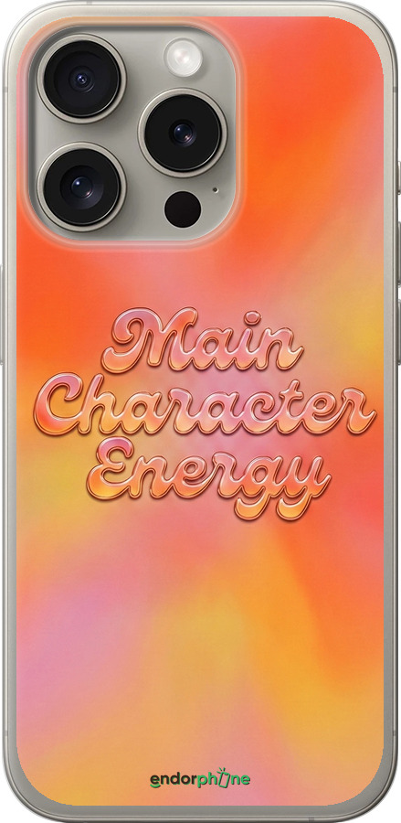 Силіконовий чехол Aura Gradient Main Character Energy Aesthetic Y2K для Apple iPhone 15 Pro - 6783u-3096 изображение 