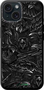 TPU чехол Воронья ярость для Apple iPhone 15 - 6474b-3075 изображение 