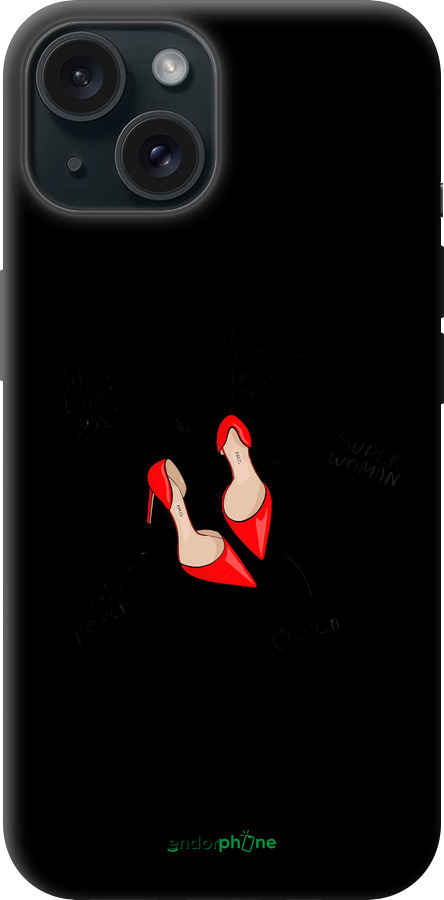 TPU чехол Женщина для Apple iPhone 15 - 4599b-3075 изображение 