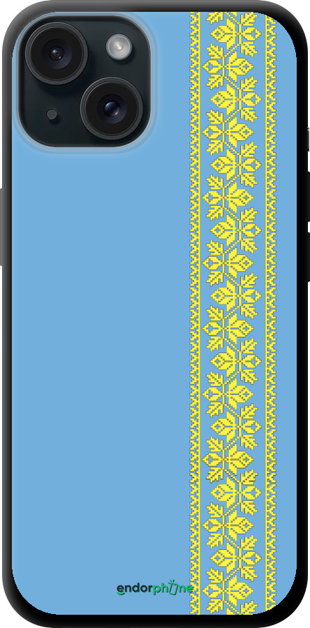 TPU чехол Вишиванка 33 для Apple iPhone 15 - 602b-3075 изображение 