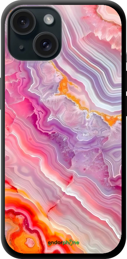 TPU чехол Мрамор 2 для Apple iPhone 15 - 6307b-3075 изображение 