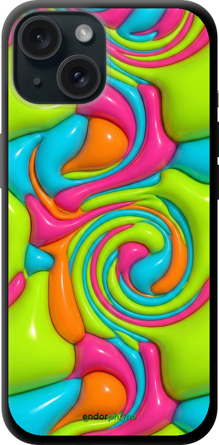 TPU чехол Y2K Jelly Dream для Apple iPhone 15 - 6780b-3075 изображение 