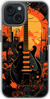 Чохол Bumper чехол Гитара для Apple iPhone 15 - 5957pc-3075 изображение 