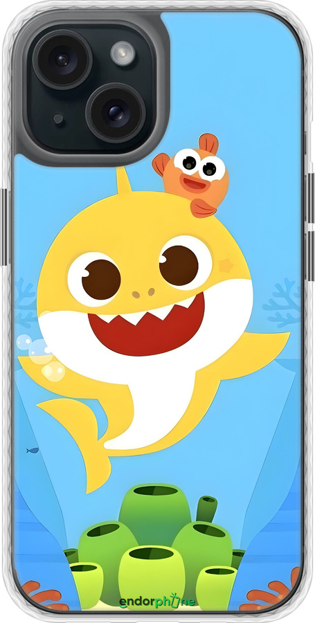 Чехол Bumper чехол Бейби Шарк для Apple iPhone 15 - 6303pc-3075 изображение 