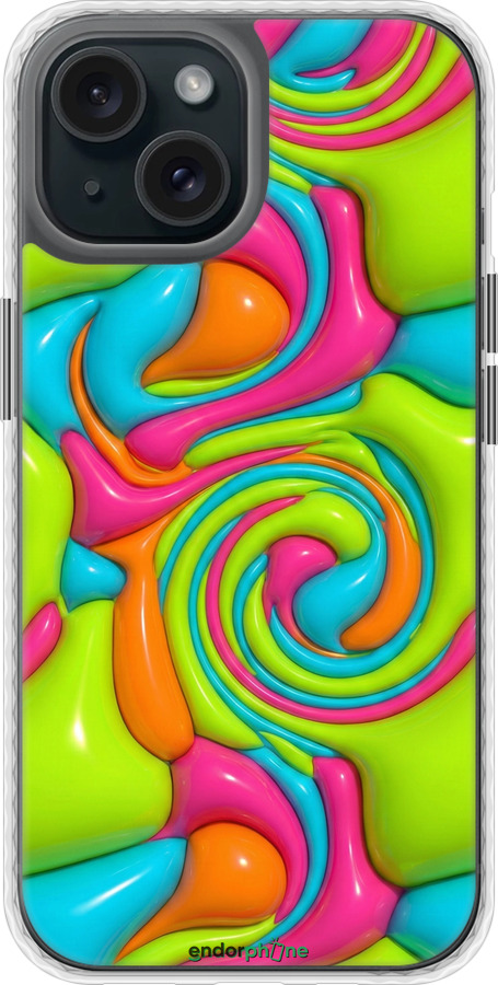Чехол Bumper чехол Y2K Jelly Dream для Apple iPhone 15 - 6780pc-3075 изображение 