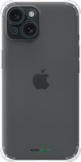 Силикон с усиленными углами чехол 'Прозрачный' для iPhone 15 изображение 1