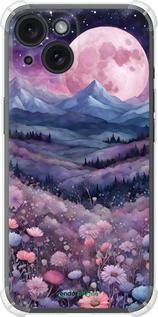 Силикон с усиленными углами чехол Ночь луна арт для Apple iPhone 15 - 6319sp-3075 изображение 