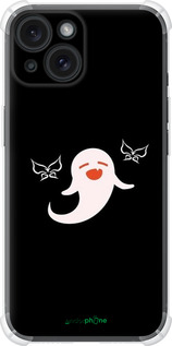 Силикон с усиленными углами чехол Genshin Impact Ху Тао Искусство духа-призрака для Apple iPhone 15 - 6534sp-3075 изображение 