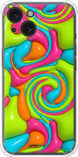 Силіконовий протиударний с посиленими кутами чехол Y2K Jelly Dream для Apple iPhone 15 - 6780sp-3075 изображение 