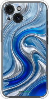 Силикон с усиленными углами чехол Liquid Chrome для Apple iPhone 15 - 6781sp-3075 изображение 