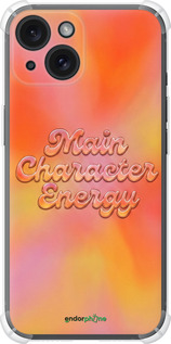 Силикон с усиленными углами чехол Aura Gradient Main Character Energy Aesthetic Y2K для Apple iPhone 15 - 6783sp-3075 изображение 