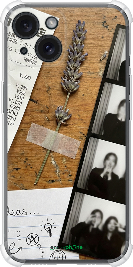 Силіконовий протиударний с посиленими кутами чехол Aesthetic Scrapbook Collage для Apple iPhone 15 - 6773sp-3075 изображение 