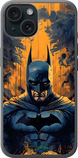 Силіконовий чехол Бетмен для Apple iPhone 15 - 6335u-3075 изображение 