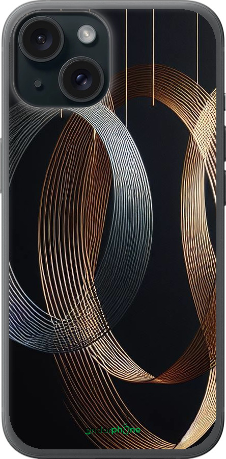Силиконовый чехол Симфония для Apple iPhone 15 - 5835u-3075 изображение 