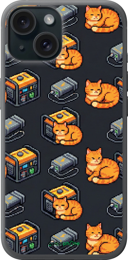 Силиконовый чехол Autonomous Zone для Apple iPhone 15 - 6771u-3075 изображение 