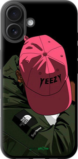 TPU чехол logo de yeezy для Apple iPhone 16 Plus - 3995b-3714 изображение 