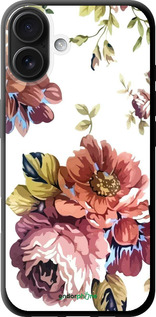 TPU чехол Vintage flowers для Apple iPhone 16 Plus - 4333b-3714 изображение 