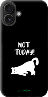 TPU чехол Уставший кот для Apple iPhone 16 Plus - 4535b-3714 изображение 
