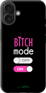 TPU чехол Bitch mode для Apple iPhone 16 Plus - 4548b-3714 изображение 