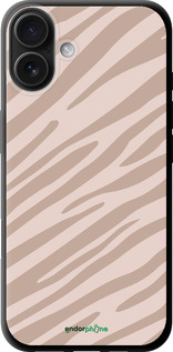 TPU чехол Зебра беж для Apple iPhone 16 Plus - 4875b-3714 изображение 