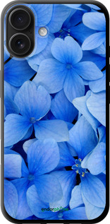 TPU чехол Синие цветы для Apple iPhone 16 Plus - 526b-3714 изображение 