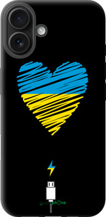 TPU чехол Подзарядка сердца v2 для Apple iPhone 16 Plus - 5295b-3714 изображение 