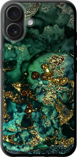 TPU чехол Мрамор золото богатство для Apple iPhone 16 Plus - 5419b-3714 изображение 