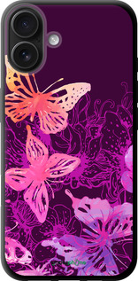TPU чехол Бабочки v2 для Apple iPhone 16 Plus - 5475b-3714 изображение 