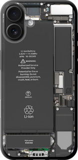 TPU чехол Детали смартфона для Apple iPhone 16 Plus - 5487b-3714 изображение 