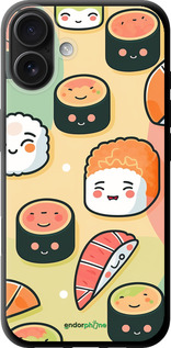 TPU чехол Суші патерн для Apple iPhone 16 Plus - 5583b-3714 изображение 