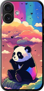 TPU чехол Панда в облаках для Apple iPhone 16 Plus - 5585b-3714 изображение 