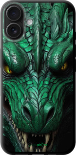 TPU чехол Зелёный дракон v2 для Apple iPhone 16 Plus - 5817b-3714 изображение 