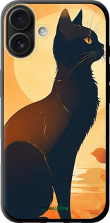 TPU чехол Черная кошка v2 для Apple iPhone 16 Plus - 5830b-3714 изображение 
