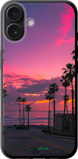 TPU чехол Пальми для Apple iPhone 16 Plus - 5873b-3714 изображение 