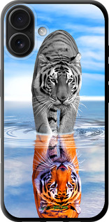 TPU чехол Тигр для Apple iPhone 16 Plus - 6016b-3714 изображение 