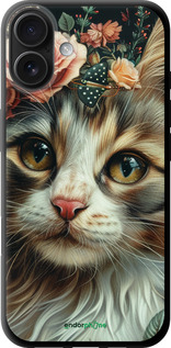TPU чехол Cats and flowers для Apple iPhone 16 Plus - 6069b-3714 изображение 