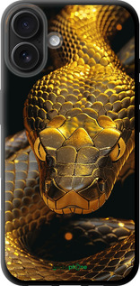 TPU чехол Golden snake для Apple iPhone 16 Plus - 6072b-3714 изображение 