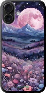 TPU чехол Ночь луна арт для Apple iPhone 16 Plus - 6319b-3714 изображение 