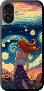 TPU чехол Девушка Арт для Apple iPhone 16 Plus - 6325b-3714 изображение 