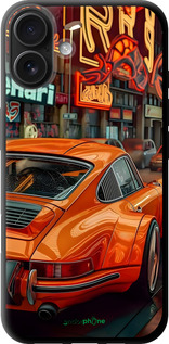 TPU чехол Порше для Apple iPhone 16 Plus - 6334b-3714 изображение 
