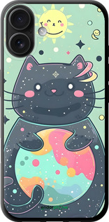 TPU чехол Милый котик для Apple iPhone 16 Plus - 6364b-3714 изображение 