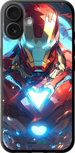 TPU чехол Железный человек для Apple iPhone 16 Plus - 6372b-3714 изображение 