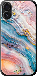 TPU чехол Мрамор красивый для Apple iPhone 16 Plus - 6376b-3714 изображение 