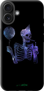 TPU чехол Скелетное искусство для Apple iPhone 16 Plus - 6536b-3714 изображение 